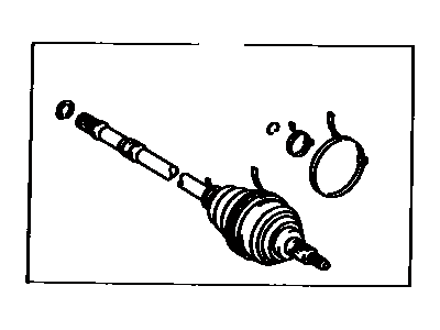 Toyota 43470-39085 Shaft Assy,  Front Drive Outboard Joint,  LH