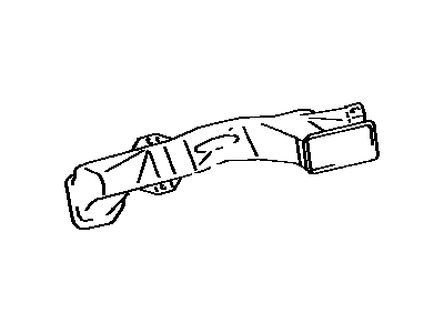 55086-03010 Toyota Duct, Air, Side Passenger Side Illustration 1 of 1