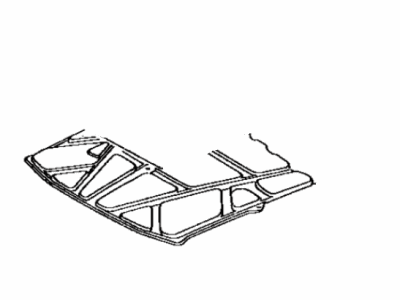 Toyota 53341-32030 Insulator,  Hood