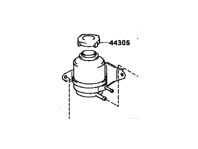 Toyota Camry Power Steering Reservoir - 44360-32080
