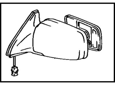 1990 Toyota Camry Car Mirror - 87940-32400-B0