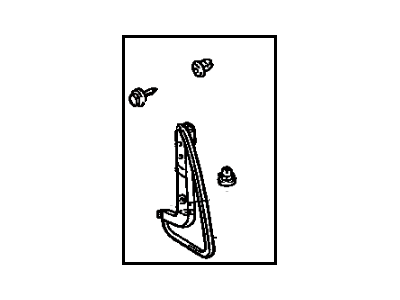 Toyota Camry Mud Flaps - 76626-39165-B0