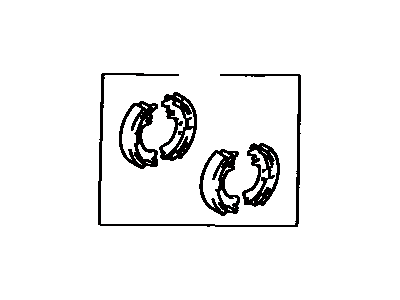 Toyota Camry Brake Shoe Set - 04495-32050