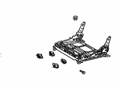 Toyota 72012-32060 Adjuster Sub-Assembly, Front Seat, Driver Side