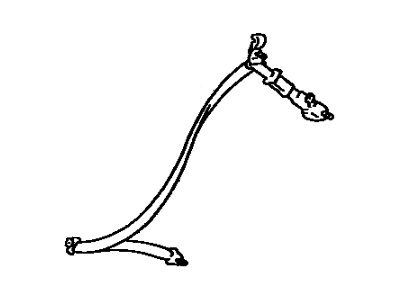 1990 Toyota Camry Seat Belt - 73370-32220-03