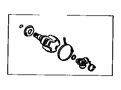 Toyota 43403-19075 Joint Set,  Front Axle Inboard,  LH