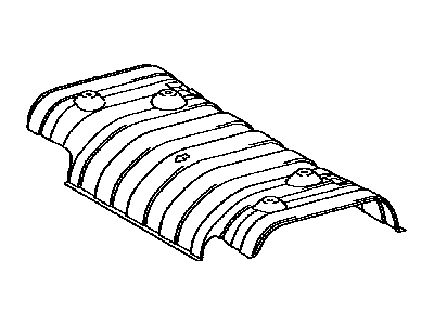 Toyota 58327-33050 Insulator,  Main Muffler Heat,  RH