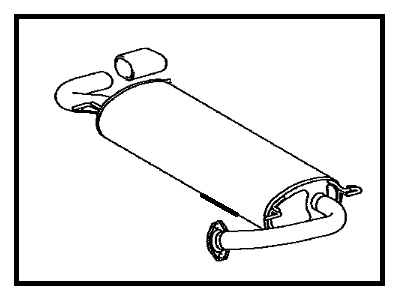 Toyota 17430-0V011 Pipe Assy,  Exhaust,  Tail