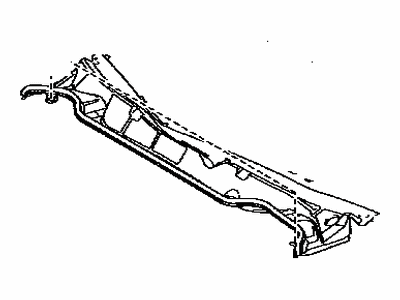 Toyota 55708-0T010 Louver Sub-Assy,  Cowl Top Ventilator