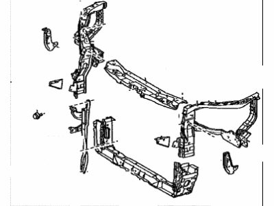 Toyota 53210-0T011 Support Assy,  Radiator