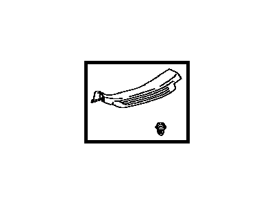 Toyota 67917-0T020-B0 Plate,  Rear Door Scuff,  RH