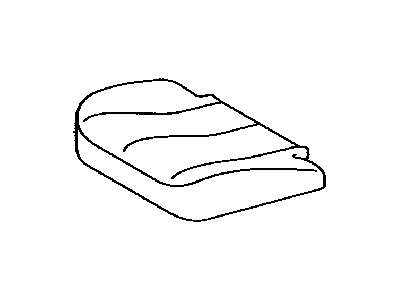 Toyota 71076-0T030-A0 Cover,  Rear Seat Cushion,  LH (For Separate Type)