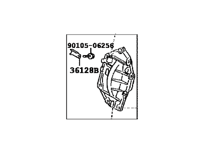 Toyota 36102-48030 Cover Sub-Assembly, Transfer Case, Passenger Side