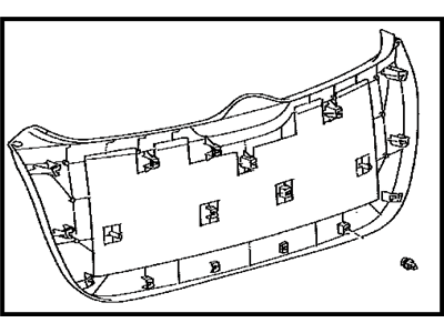Toyota 64780-0T010-C0 Panel Assy,  Back Door Trim
