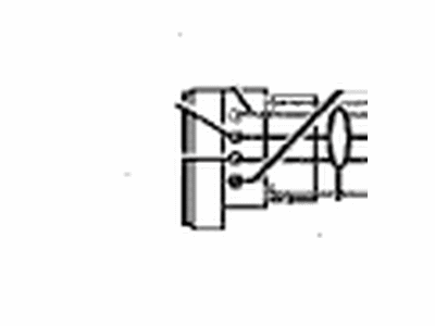 Toyota 47316-0T010 Tube,  Front Brake,  NO.6