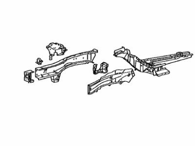 Toyota 57102-0T011 Member Sub-Assembly, Front Side, Driver Side 57102-0T011 Toyota Member Sub-Assembly, Front Side, Driver Side Illustration 1 of 1