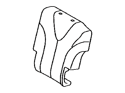 Toyota 71078-0T010-B1 Cover,  Rear Seat Back,  LH(For Separate Type)