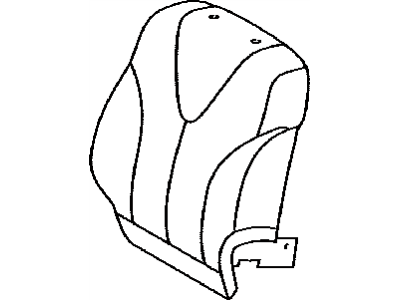 Toyota 71073-0T010-B0 Cover,  Front Seat Back,  RH(For Separate Type)