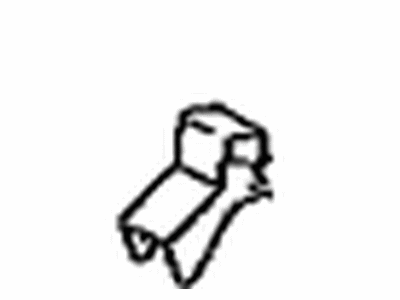 Toyota 79956-0T040-A0 Cover,  Rear Seat Leg Side