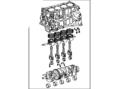 Toyota 11400-0P050 Short Block