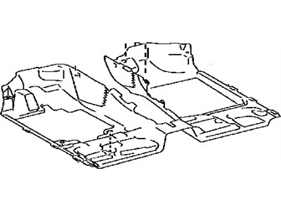 Toyota 58510-0T011-C0 Carpet Assembly, Floor, Front