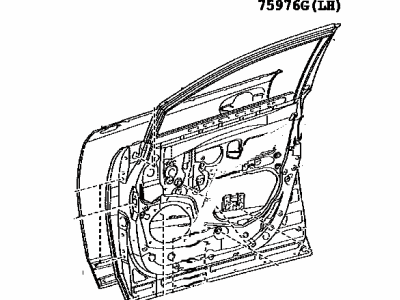 Toyota 67001-0T020 Panel Sub-Assembly, Front Door, Passenger Side