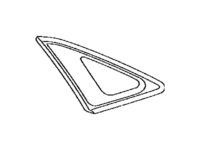 Toyota 62710-0T010 Window Assy,  Quarter,  RH