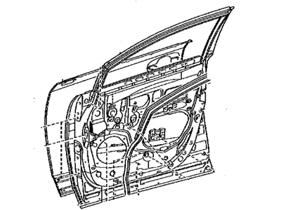 Toyota 67002-0T020 Panel Sub-Assembly, Front Door, Driver Side
