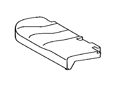 Toyota 71075-0E090-C4 Cover,  Rear Seat Cushion,  RH (For Separate Type)