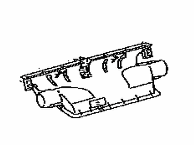 55950-0T011 Toyota Nozzle Assembly, Defroster Illustration 1 of 1