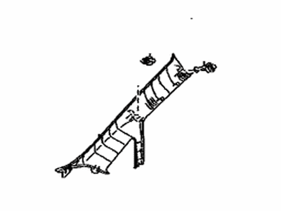 Toyota 62220-0T010-A0 Garnish, Front Pillar, Driver Side