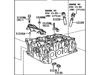 Scion 11101-49465 Head Sub-Assy,  Cylinder