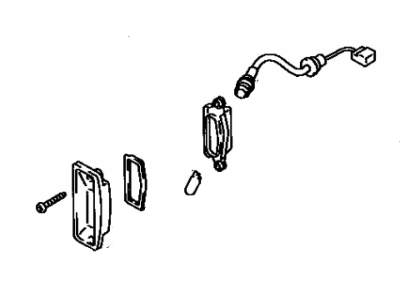 Toyota 81270-22230 License Lamp
