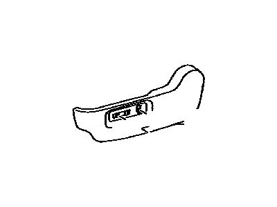 Toyota 71812-35190-B0 Shield,  Front Seat Cushion,  LH