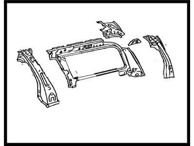 Toyota 61704-35904 Panel Sub-Assy,  Quarter,  Inner LH