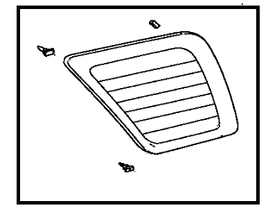 Toyota 62740-35090 Window Assy,  Quarter,  Rear LH