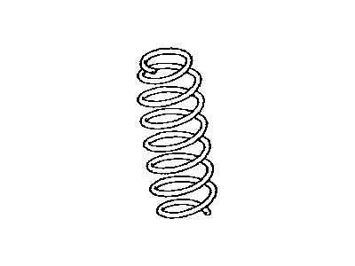 Toyota 48131-35450 Spring, Front Coil, Passenger Side