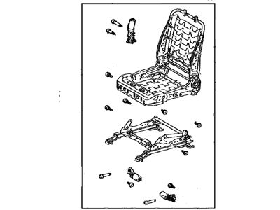 Toyota 71120-35150 Adjuster Sub-Assy,  Front Seat,  LH