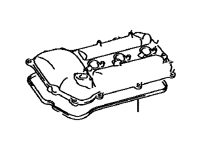 Toyota 11202-50041 Cover Sub-Assy,  Cylinder Head,  LH