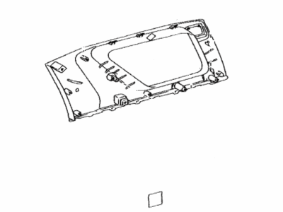 Toyota 62470-35900-E0 Garnish Assy,  Roof Side,  Inner RH