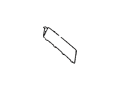 Toyota 58849-35030 Cover,  Console Box Hole,  NO.2