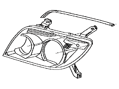 Toyota 81130-35470 Unit,  Headlamp,  RH
