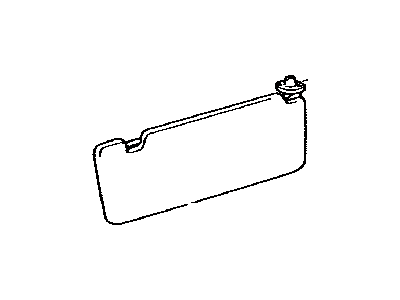 Toyota 74320-3D070-B0 Visor Assy,  LH