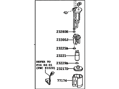 Toyota 77020-35110 Tube Assy,  Fuel Suction W/Pump & Gage