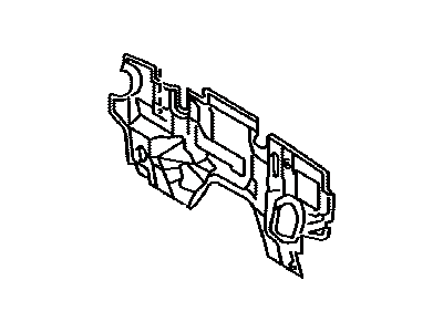 Toyota 55223-35070 Insulator,  Dash Panel,  Outer