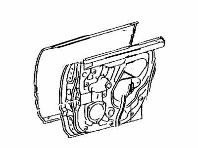 Toyota 67003-35170 Panel Sub-Assembly, Rear Door, Passenger Side