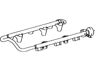 Toyota 23807-50080 Pipe Sub-Assy,  Fuel Delivery