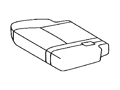 Toyota 79031-35011-B3 Cover Sub-Assy,  NO.2 Seat Cushion,  RH