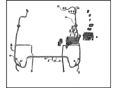 Toyota 82111-35A81 Wire,  Engine Room Main