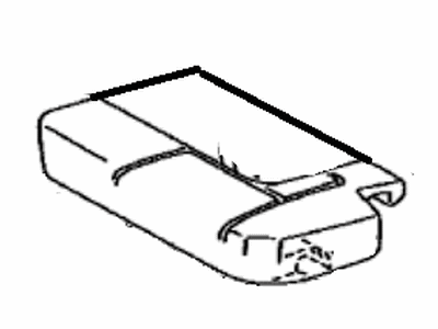 Toyota 71612-35040 Pad,  Rear Seat Cushion,  LH